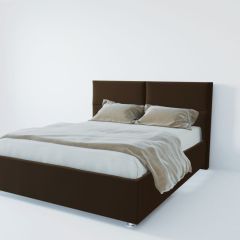 Кровать Корсика с ПМ 800 (экокожа коричневая) в Талице - talica.mebel24.online | фото 2