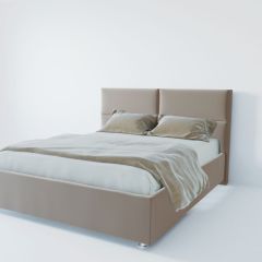 Кровать Корсика с ПМ 800 (велюр светло-серый) в Талице - talica.mebel24.online | фото 2