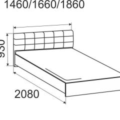 Кровать Лита с подъемным механизмом 1400*2000 в Талице - talica.mebel24.online | фото 4