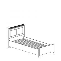 Кровать одинарная №249 Белла в Талице - talica.mebel24.online | фото 2