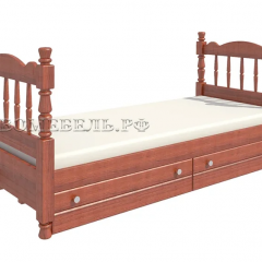АЛЕНКА Кровать детская (орех) с 2 ящиками в Талице - talica.mebel24.online | фото 2