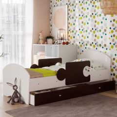 Кровать "Мозайка" на ламелях + бортики + ящики в Талице - talica.mebel24.online | фото