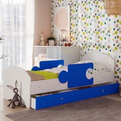 Кровать "Мозайка" на щитах + бортики + ящики в Талице - talica.mebel24.online | фото 3