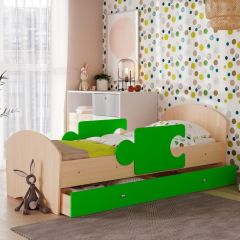 Кровать "Мозайка" на щитах + бортики + ящики в Талице - talica.mebel24.online | фото 4