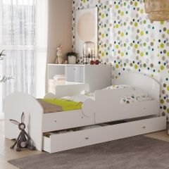Кровать "Мозайка" на щитах + бортики + ящики в Талице - talica.mebel24.online | фото 6