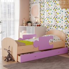 Кровать "Мозайка" на щитах + бортики + ящики в Талице - talica.mebel24.online | фото 9