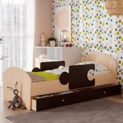 Кровать "Мозайка" на щитах + бортики + ящики в Талице - talica.mebel24.online | фото 10
