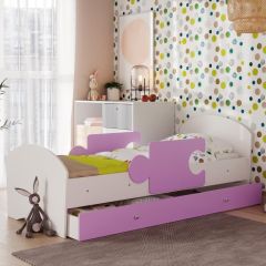 Кровать "Мозайка" на щитах + бортики + ящики в Талице - talica.mebel24.online | фото 14
