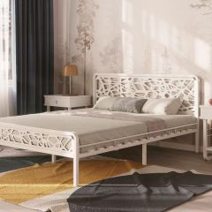 Кровать "Орион" КМД16  Белая (1600*2000) (ножки-белые) в Талице - talica.mebel24.online | фото