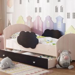 Кровать "Тучка" на щитах с бортиками + ящик в Талице - talica.mebel24.online | фото 4