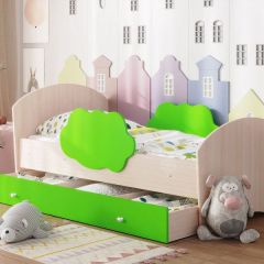 Кровать "Тучка" на щитах с бортиками + ящик в Талице - talica.mebel24.online | фото 6