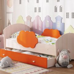 Кровать "Тучка" на щитах с бортиками + ящик в Талице - talica.mebel24.online | фото 2