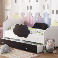 Кровать "Тучка" на щитах с бортиками + ящик в Талице - talica.mebel24.online | фото 11