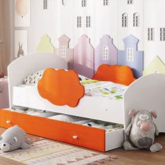 Кровать "Тучка" на щитах с бортиками + ящик в Талице - talica.mebel24.online | фото 13