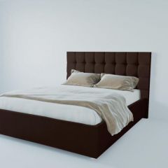 Кровать Венеция без основания 1800 (экокожа коричневая) в Талице - talica.mebel24.online | фото