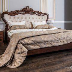 Кровать с мягким изголовьем Афина 1600 (караваджо) в Талице - talica.mebel24.online | фото