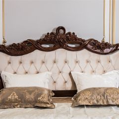 Кровать с мягким изголовьем Афина 1800 (караваджо) в Талице - talica.mebel24.online | фото 4