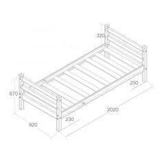 Кровать Сонечка 2-х ярусная (модульная) в Талице - talica.mebel24.online | фото 7