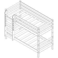 Кровать Сонечка 2-х ярусная (модульная) в Талице - talica.mebel24.online | фото 6