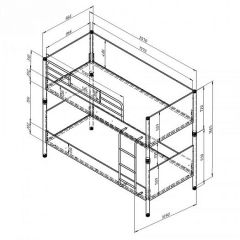Кровать-трансформер Дельта Лофт-20.02.02 Белый в Талице - talica.mebel24.online | фото 3