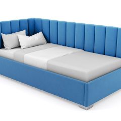 Кровать угловая Хлоя интерьерная +основание (120х200) в Талице - talica.mebel24.online | фото 3