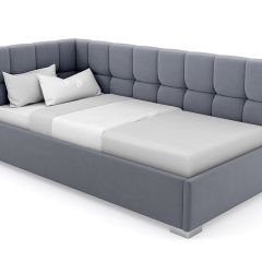 Кровать угловая Мия интерьерная +основание (80х200) в Талице - talica.mebel24.online | фото 8
