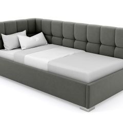 Кровать угловая Мия интерьерная +основание (90х200) в Талице - talica.mebel24.online | фото 4