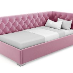 Кровать угловая Виола интерьерная +основание (120х200) в Талице - talica.mebel24.online | фото 5