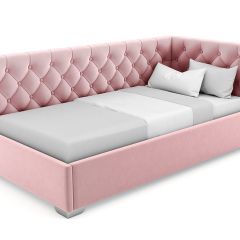 Кровать угловая Виола интерьерная +основание (120х200) в Талице - talica.mebel24.online | фото 10