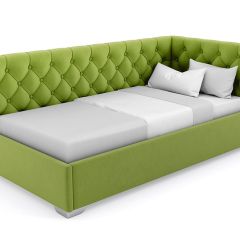 Кровать угловая Виола интерьерная +основание (120х200) в Талице - talica.mebel24.online | фото 19