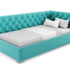 Кровать угловая Виола интерьерная +основание (120х200) в Талице - talica.mebel24.online | фото 21