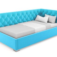 Кровать угловая Виола интерьерная +основание (120х200) в Талице - talica.mebel24.online | фото 22