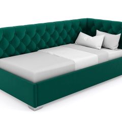Кровать угловая Виола интерьерная +основание (80х200) в Талице - talica.mebel24.online | фото 15
