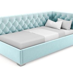 Кровать угловая Виола интерьерная +основание (80х200) в Талице - talica.mebel24.online | фото 18