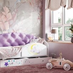 Кровать Звездочка на щитах + Бортик в Талице - talica.mebel24.online | фото 3