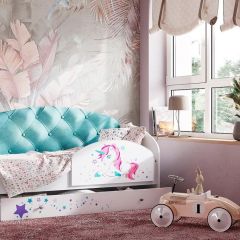 Кровать Звездочка на щитах + Бортик в Талице - talica.mebel24.online | фото 6