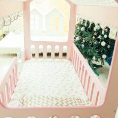 Кровать-домик без ящика 800*1600 (Розовый) в Талице - talica.mebel24.online | фото 3