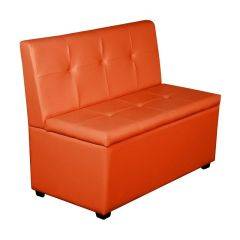 Кухонный диван Уют-1 (1000) Оранжевый в Талице - talica.mebel24.online | фото