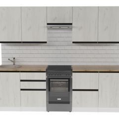 Кухонный гарнитур Амели мега 2500 мм в Талице - talica.mebel24.online | фото 3