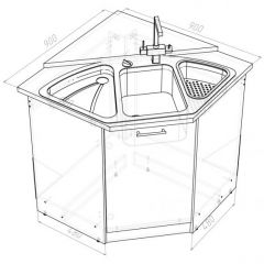 Кухонный гарнитур Амели оптима 1800х2400 мм в Талице - talica.mebel24.online | фото 16