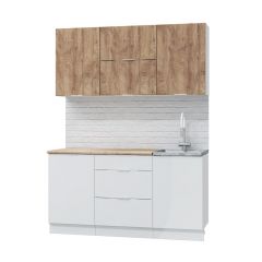 Кухонный гарнитур Асти-вайт 1,6 в Талице - talica.mebel24.online | фото 2