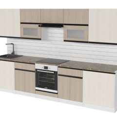 Кухонный гарнитур Кварц экстра 3000 мм в Талице - talica.mebel24.online | фото 4