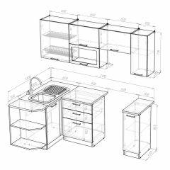 Кухонный гарнитур Лира прайм 1300*2100 в Талице - talica.mebel24.online | фото 3