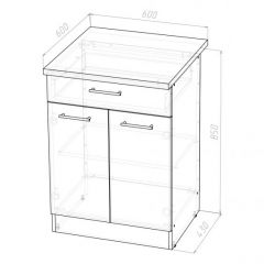 Кухонный гарнитур Лоретта стандарт 1600 мм в Талице - talica.mebel24.online | фото 14