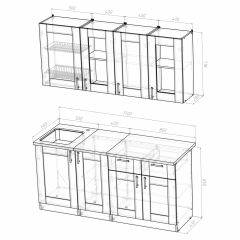 Кухонный гарнитур Ника демо 1700 в Талице - talica.mebel24.online | фото 4