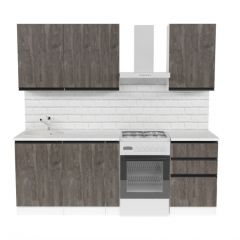 Кухонный гарнитур Ноктюрн стандарт 1600 мм в Талице - talica.mebel24.online | фото 3