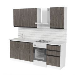 Кухонный гарнитур Ноктюрн стандарт 1600 мм в Талице - talica.mebel24.online | фото 4
