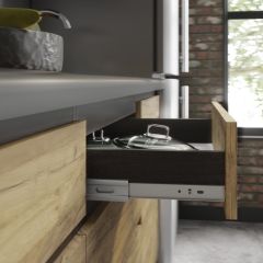 Кухонный гарнитур Лофт 2.0 (Дуб Крафт/Венге) в Талице - talica.mebel24.online | фото 2