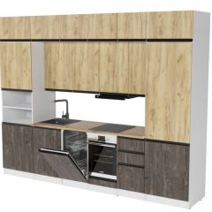Кухонный гарнитур Сапфир экстра 3000 мм в Талице - talica.mebel24.online | фото 4