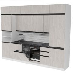 Кухонный гарнитур Сюита люкс 3000 мм в Талице - talica.mebel24.online | фото 4
